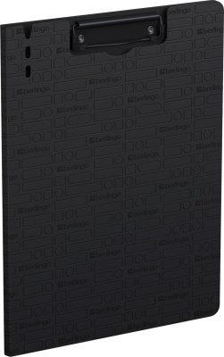 Папка-планшет А4, с верхним прижимом, пластик, черная, Berlingo "Your Way"