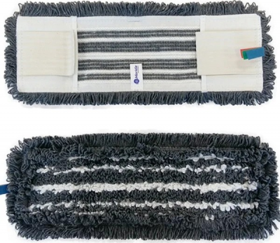Насадка на швабру Моп Комби  40см цвет серый Cotton (хлопок микрофибра)