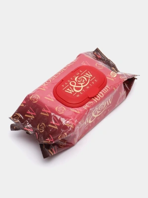 Салфетки влажные парфюмированные "W&W" ROSESSENCE 100шт с клапаном