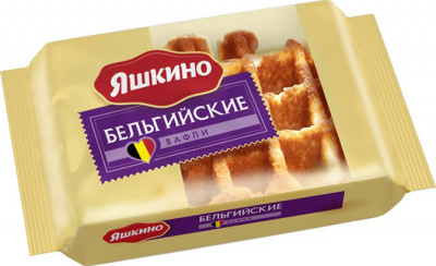 Вафли «Бельгийские» «Яшкино», 50 г