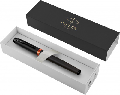 KALAM.KZ - Ручка перьевая Parker IM Professionals Flame Orange BT, 0,8 мм F, синяя 2172943