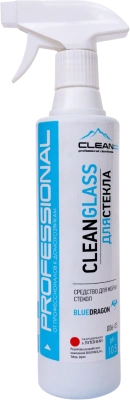 Средство для мытья стекол и поверхностей, 500мл, с триггером, "Cleanglass Blue Dragon"