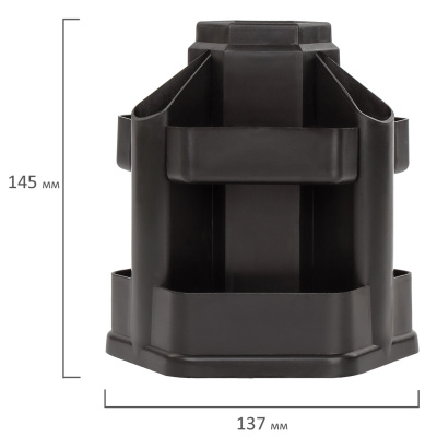 KALAM.KZ - Набор настольный 14 предметов, пластик, черный, STAFF купить KALAM.KZ - Набор настольный 14 предметов, пластик, черный, STAFF