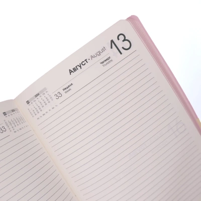 Ежедневник А5, датированный, 176л, иск. кожа(Soft Touch), синий, Эксмо