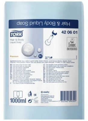 KALAM.KZ - Мыло жидкое 1л гель, голубое Premium "Tork" купить KALAM.KZ - Мыло жидкое 1л гель, голубое Premium "Tork"