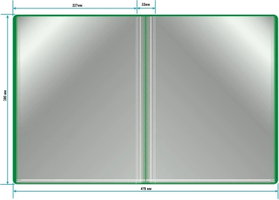 KALAM.KZ - Папка с файлами, 40 файлов, А4, 0.650мкр..22мм, пластик зеленая Бюрократ купить KALAM.KZ - Папка с файлами, 40 файлов, А4, 0.650мкр..22мм, пластик зеленая Бюрократ