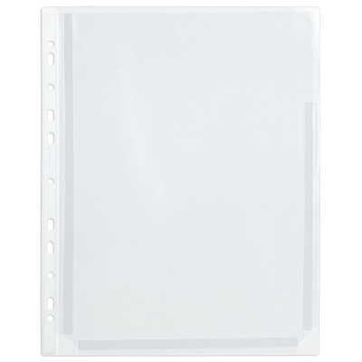 KALAM.KZ - Файл прозрачный A4, 180мкм, объемный, до 250л., Brauberg,  5 шт.в уп 