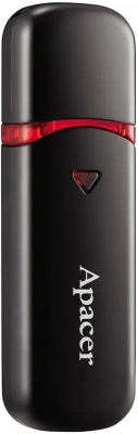 Флеш-накопитель USB 64GB, AP64GAH333B-1 Apacer черный