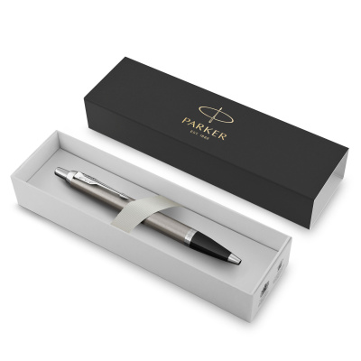 KALAM.KZ - Ручка шариковая Parker IM Essential Stainless Steel CT, 1,0 мм М, синяя 2143631