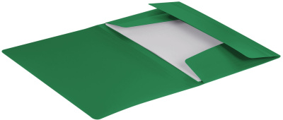 KALAM.KZ - Папка с резинкой А4, 0,50мм, пластик, зеленая Brauberg