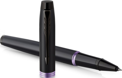KALAM.KZ - Ручка роллерная Parker IM Professionals Amethyst Purple BT, 0,8 мм F, черная, 2172950