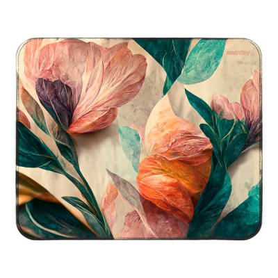 Коврик для мышки Smartbuy Flowers S 280х230х3 мм резиновая основа+тканевая поверхность