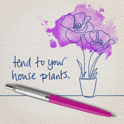 KALAM.KZ - Ручка шариковая Parker Jotter Originals Magenta CT, 1,0 мм М, синяя 2075996