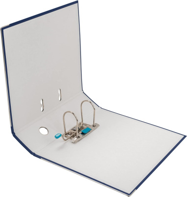 KALAM.KZ - Регистратор A4, 80мм, PVC/Paper, темно-синий Hamelin