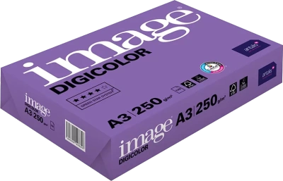 Бумага белая Image Digicolor А3, 250гр, 250л, матовая, без покрытия