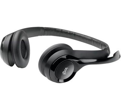 KALAM.KZ - Гарнитура Logitec, H390, Тип крепления: Дуговые, Подключение проводные, Длина кабеля 2,33 м, Чёр