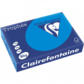 Бумага цветная "Trophee" А4, 80гр., 500л., intensive blue (интенсив синий)