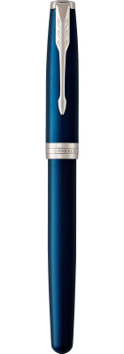 KALAM.KZ - Ручка роллерная Parker Sonnet Blue Subtle CT, 0,8 мм F, черная 1931535