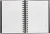 Ежедневник А5, недатир, 192л, иск.кожа, Today, евроспираль, клетка, карман для ручки, серый, Эксмо
