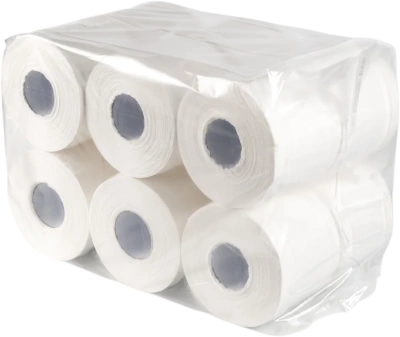 Бумага туалетная 2х-слойная, 120м "Murex Jumbo" с втулкой, без обертки 12 шт в уп