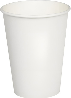 Стакан бумажный, 150 мл, d 70 мм, (180 мл до края), белый (100 шт в уп)