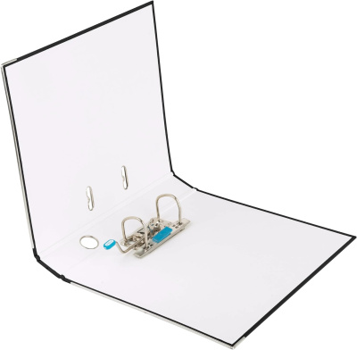 KALAM.KZ - Регистратор A4, 50мм, PVC/Paper, черный Elba