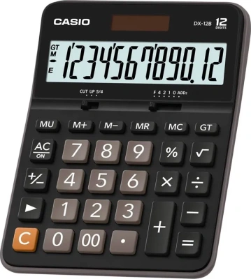 KALAM.KZ - Калькулятор 12 разрядов, 33,2 x 129 x 175,5мм, черный CASIO DX-12B-W-EC