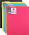 KALAM.KZ - Папка-уголок А4  400 мкм, непрозрачная, 2 кармана, ассорти Deli