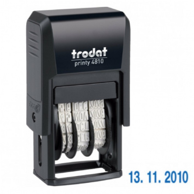 Мини-датер Trodat 4810 BANK*, высота шрифта 3,8 мм