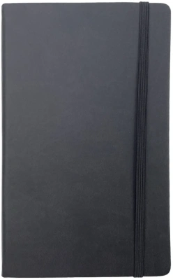 Книга для записей А5(135х213), 96л., обл. иск. кожа, черный агат, Joy Book ЭКСМО