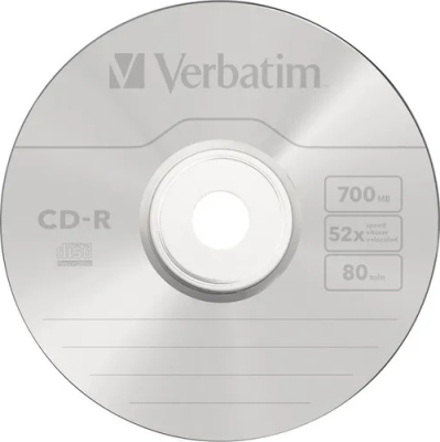 KALAM.KZ - Диск CD-R Verbatim (43351) 700MB 50штук Незаписанный (цена за 1 диск)