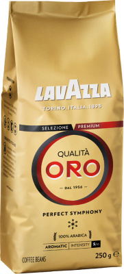 Кофе в зернах 250гр Lavazza Oro