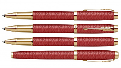 KALAM.KZ - Ручка роллерная Parker IM Premium Red GT, 0,5 мм F, черная 2143647