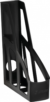 KALAM.KZ - Лоток вертикальный A4, 75мм, черный Стамм Лидер