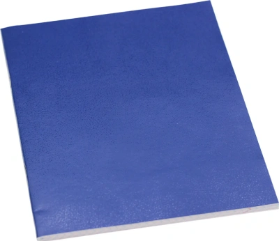 Тетрадь 48л, А5, клетка, скрепка, бумвинил, синий, Эксмо