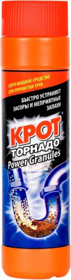 Чистящее средство для чистки труб и канализации 500гр., гранулированный КРОТ "Торнадо" 