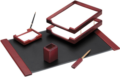 Набор настольный 5 предметов, красное дерево Good Sunrise