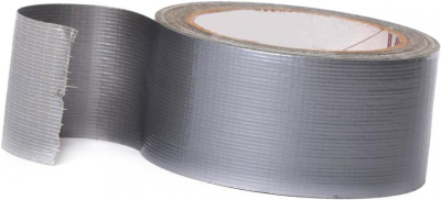 Армированный скотч. 48ммx10м, (серебристый)