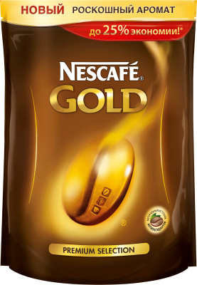 Кофе растворимый 320 г,  Nescafe Gold, м/у