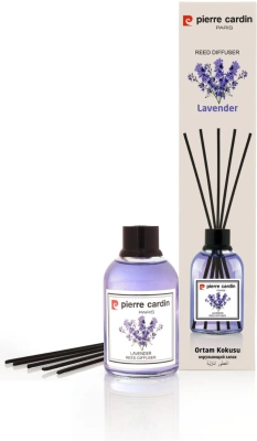 Освежитель-Аромадиффузор 110мл, Pierre Cardin с эфирными маслами с палочками, "Лаванда"