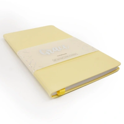Книга для записей А5-(115х195), 80л, иск.кожа, клетка, крем-брюле, Эксмо