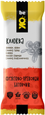 Фруктово-клюквенный батончик "Be Ok" 30 гр 
