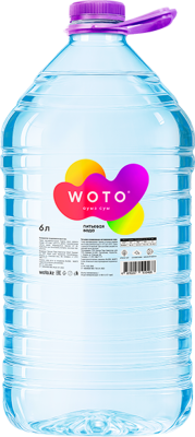 Вода минеральная без газа, 6 л., Samal "WOTO"