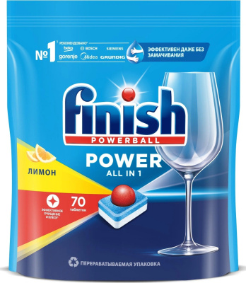 Таблетки для посудомоечных машин 70 шт "Finish" Classic м/у