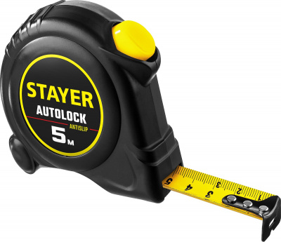 Рулетка 5м/19мм  "STAYER " AutoLock  с автостопом