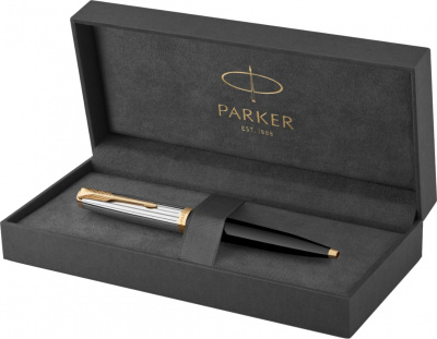 KALAM.KZ - Ручка шариковая Parker 51 Premium Black GT, 1,0 мм М, черная 2169062