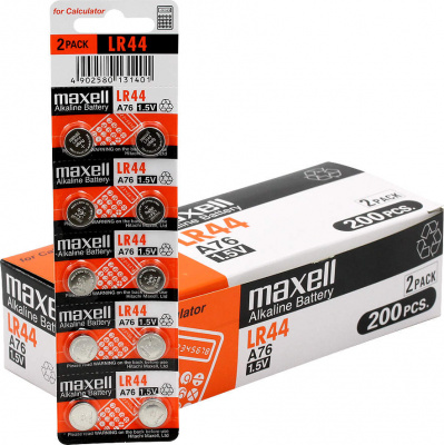 Батарейка A76 ,1.5V, LR44 Maxell