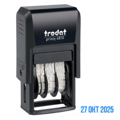 Мини-датер Trodat 4810 Рус.,высота шрифта 3,8 мм