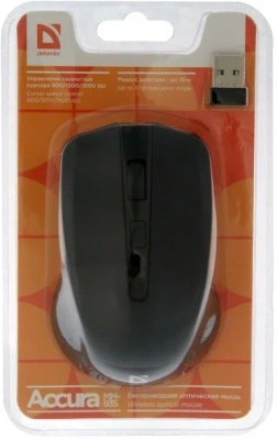 KALAM.KZ - Мышь беспроводная Defender ММ-935 Accura черная