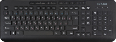 Клавиатура Delux DLK-02UB, длина кабеля 1,5м.